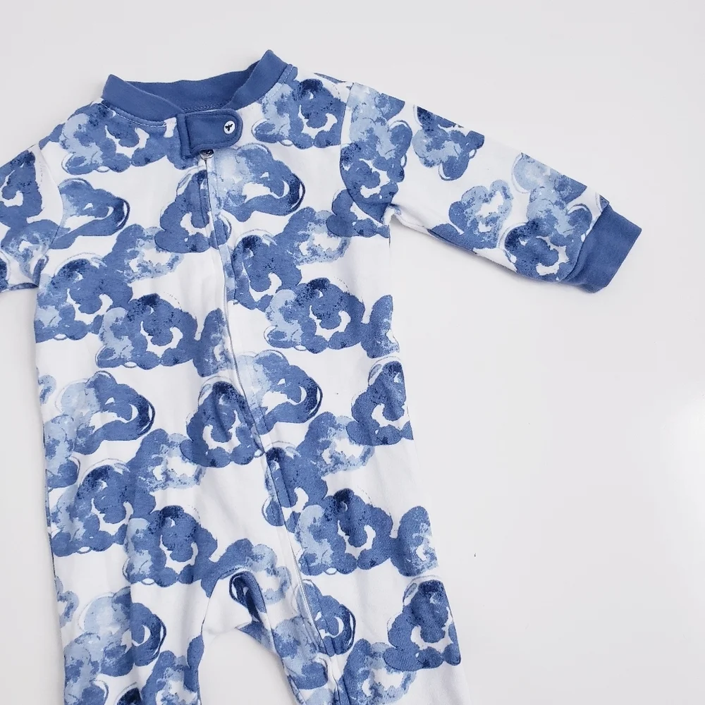 Burts Bees Baby Cloud Footsie PJ Outfit Set